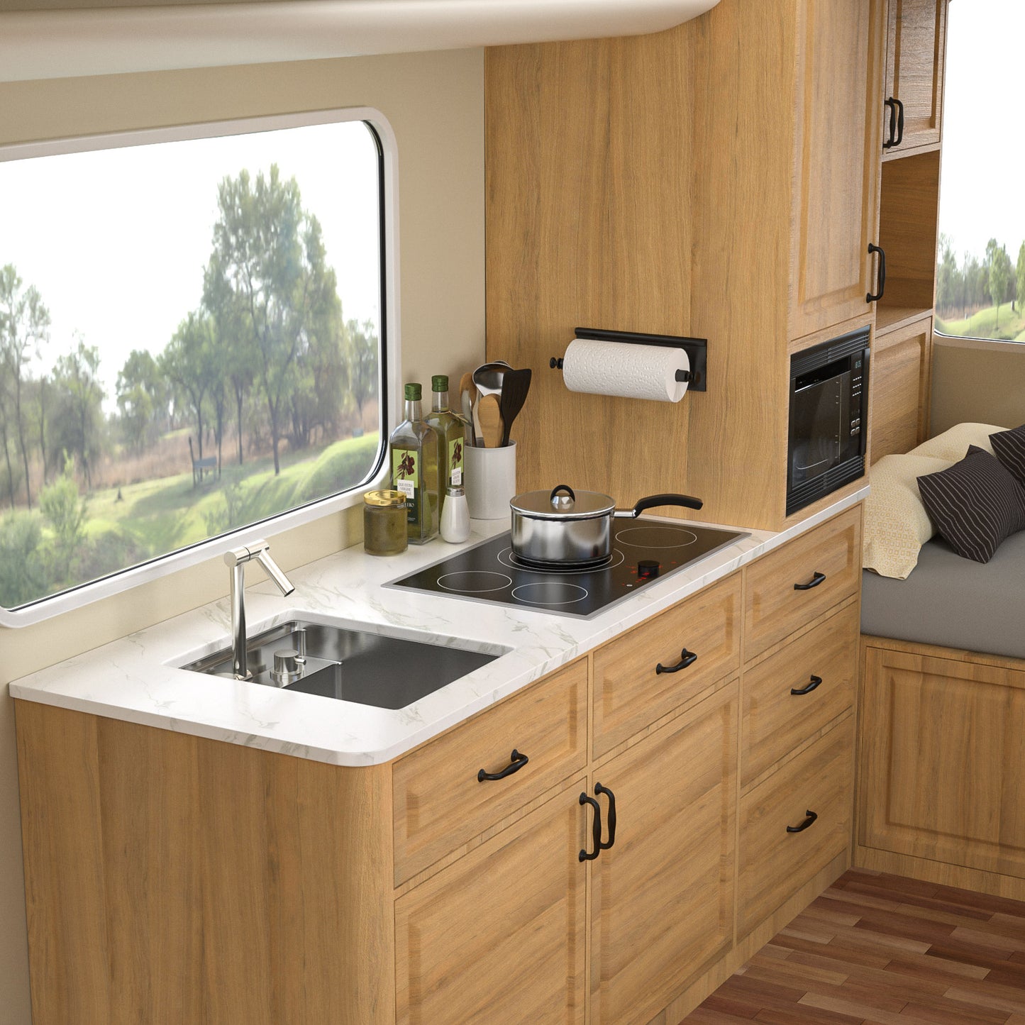 Talllor Rv Sink 15"x18"x9" Bar Sink Undermount 16 Guage Stainless Steel Single Bowl Rv Hidden Sink With Faucet Small Kitchen Sink Folding Sink For Small Space,TLRV-0035