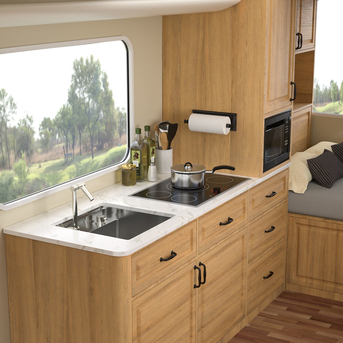 Talllor Rv Sink 18"x18"x9" Bar Sink Undermount 16 Guage Stainless Steel Single Bowl Rv Hidden Sink With Faucet Small Kitchen Sink Folding Sink For Small Space,TLRV-0037