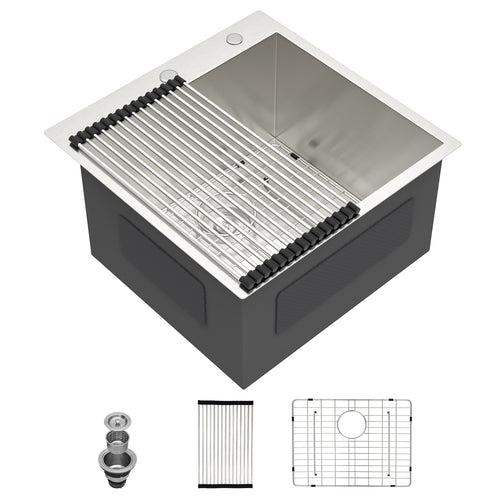 Talllor 22-inch drop-in laundry utility sink