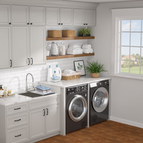 Talllor 22-inch drop-in laundry utility sink detail