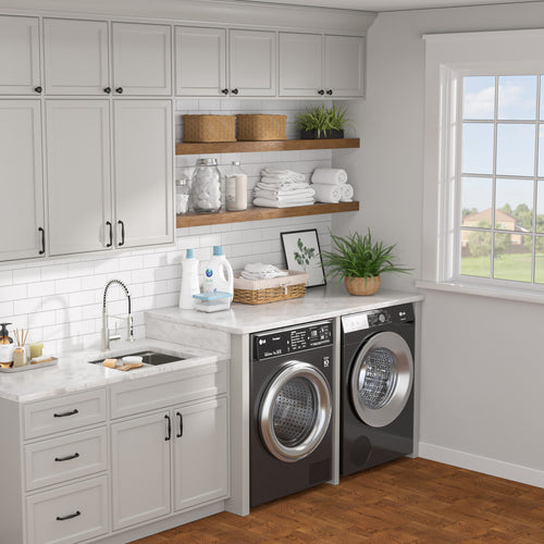 Talllor 21-inch undermount workstation laundry sink detail