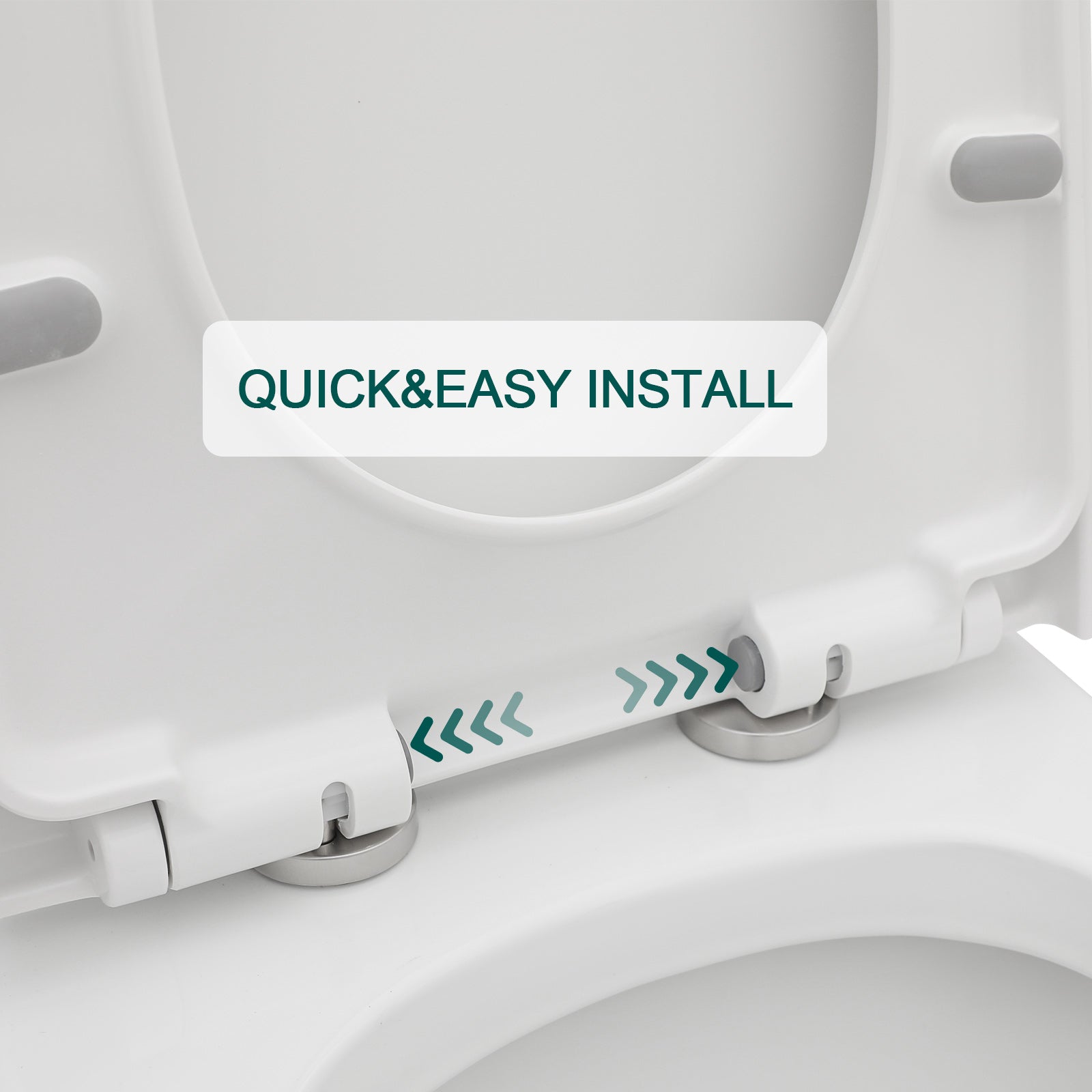 Talllor Side Lever One-Piece Toilet Tempoii TLMTC-0019 Comfort ADA Height 17 1/2 Inches Efficient Single Flush 1.28 GPF Quiet Soft Close Toilet Seat 12-Inch Rough-In White Toilets, 12"x18"x28"