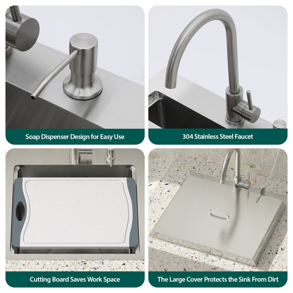 Talllor TLT-0030 outdoor sink detail view 3